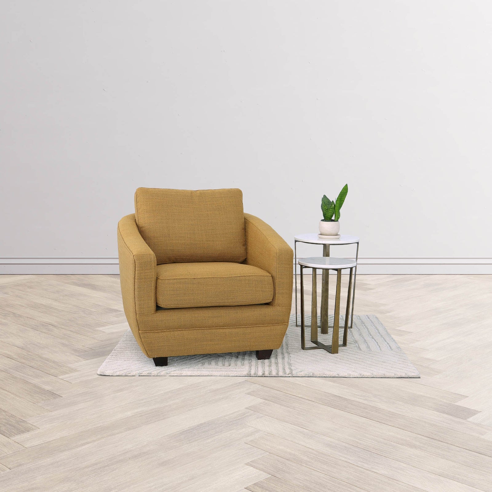 Baltimo Club Chair - Gold