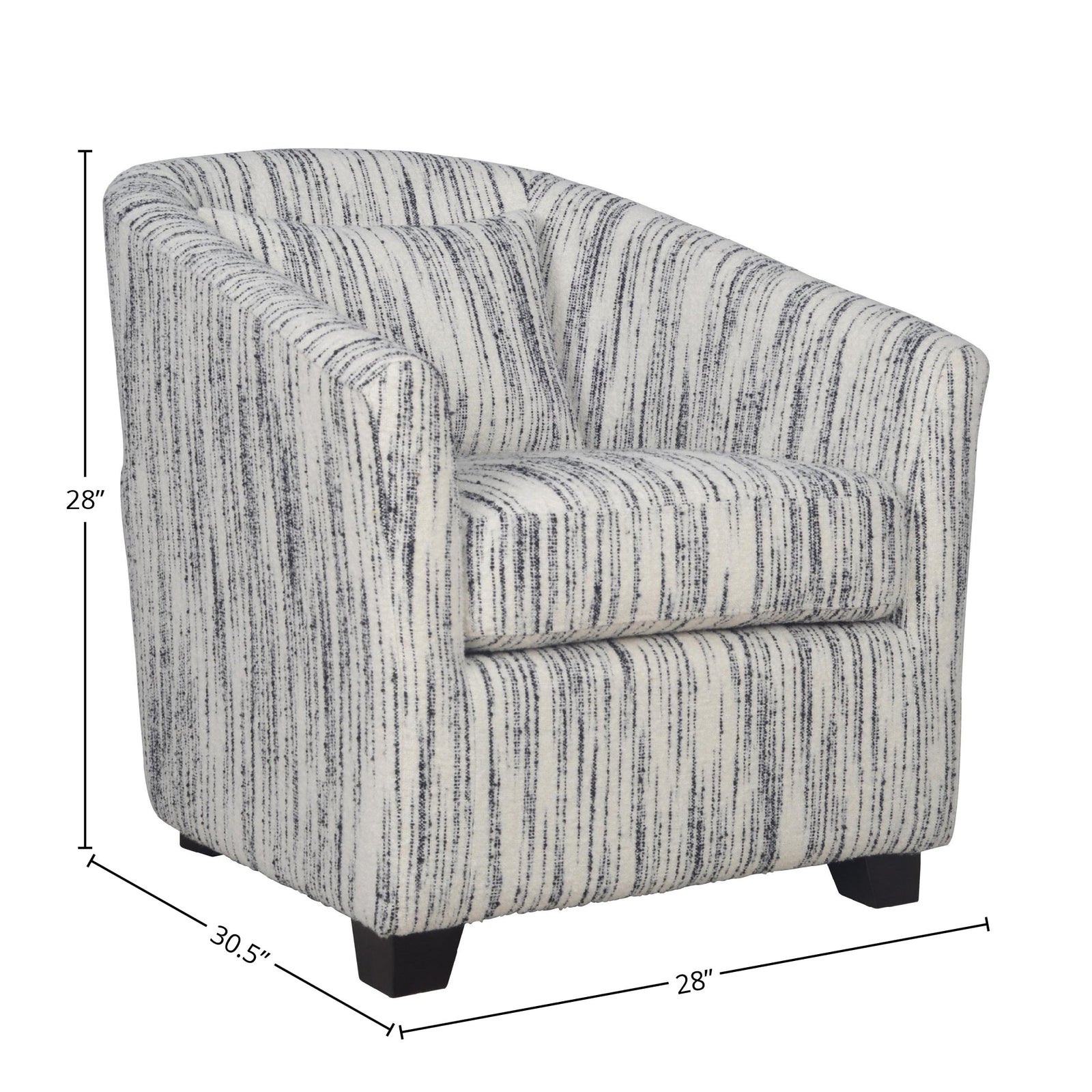 Carmen Club Chair - White Birch