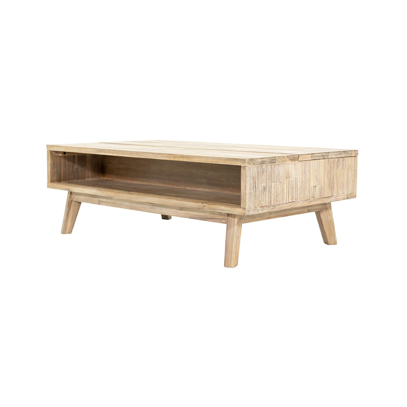 Gia Coffee Table w/ Lift Top - Light Driftwood