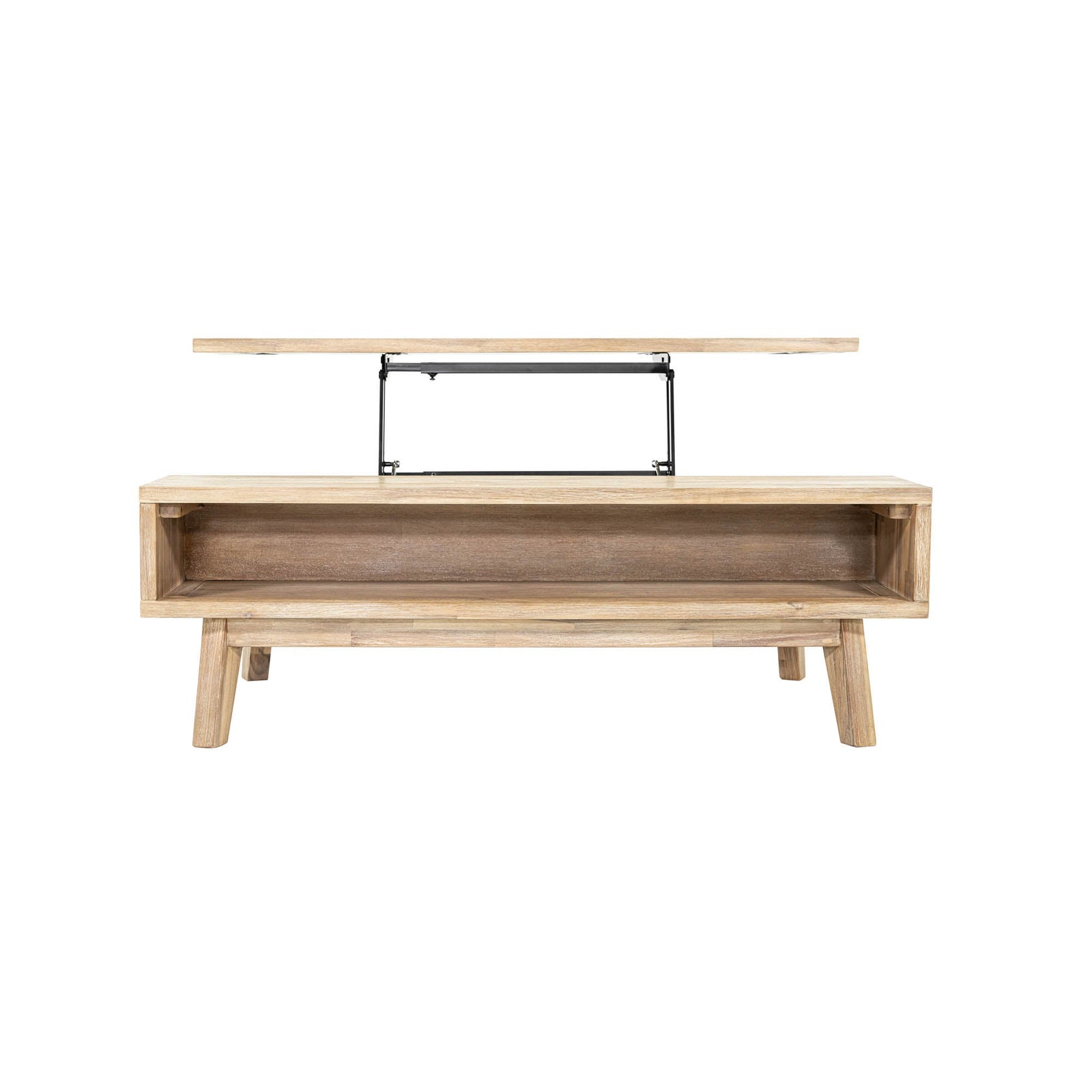 Gia Coffee Table w/ Lift Top - Light Driftwood