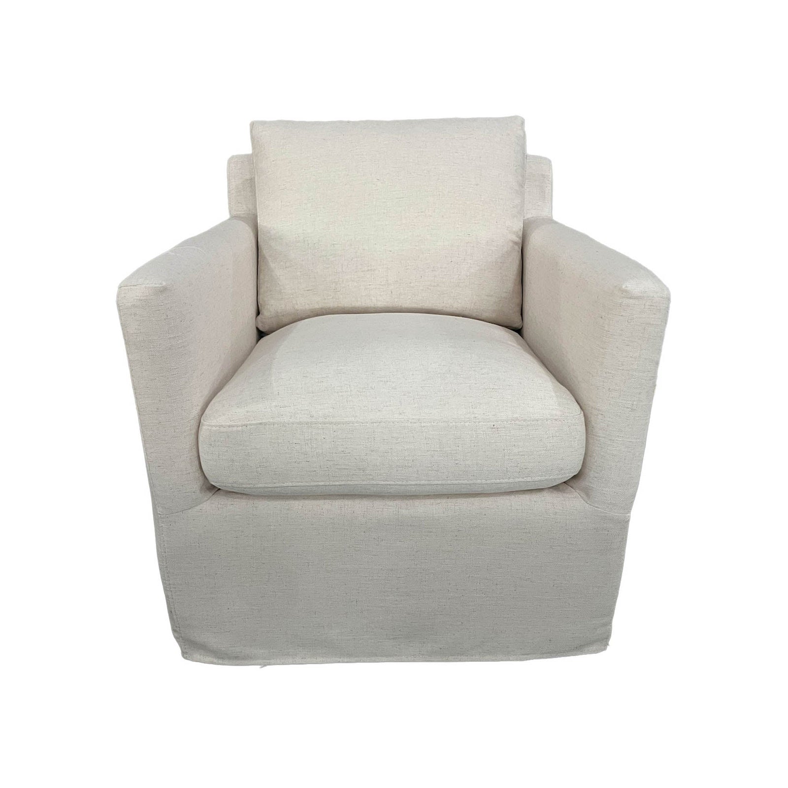 Heston Club Chair - Oyster Linen (Performance)