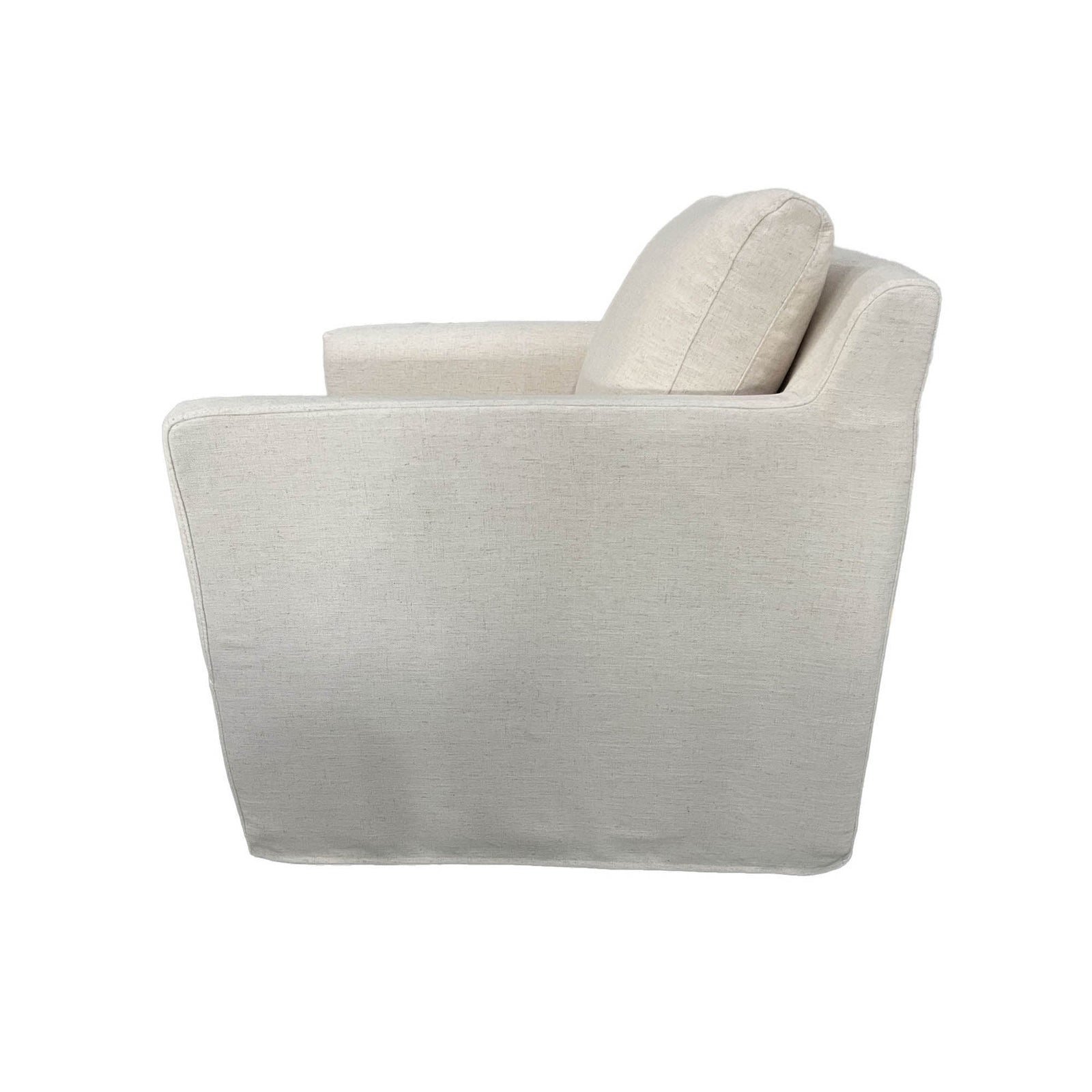 Heston Club Chair - Oyster Linen (Performance)