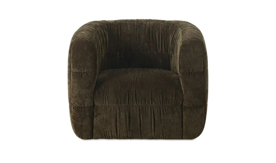 Robson Swivel Chair Dark Green