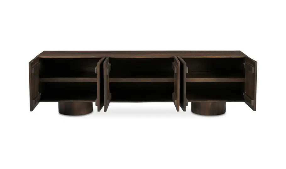 Hadley Media Unit Warm Brown