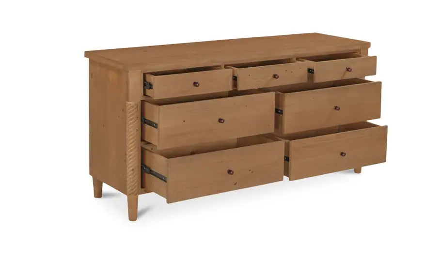 Joni 7 Drawer Dresser Natural