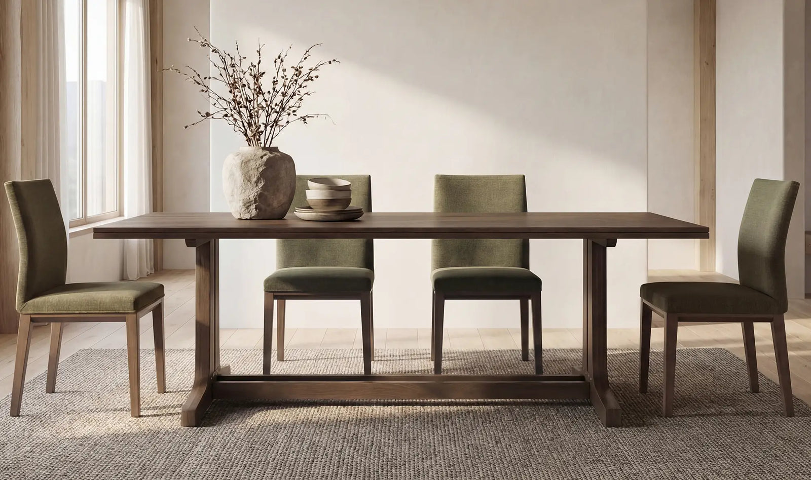 Samuel Dining Table Dark Brown