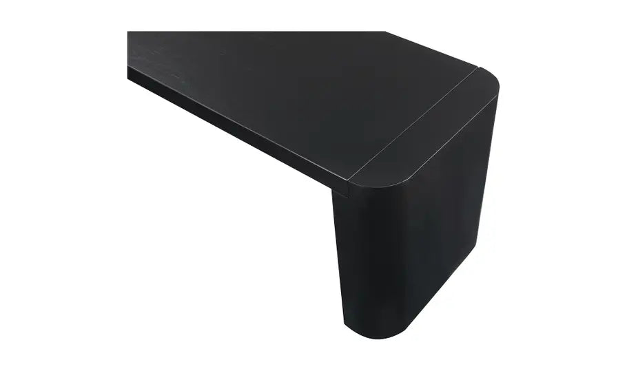 Post Large Dining Bench Black