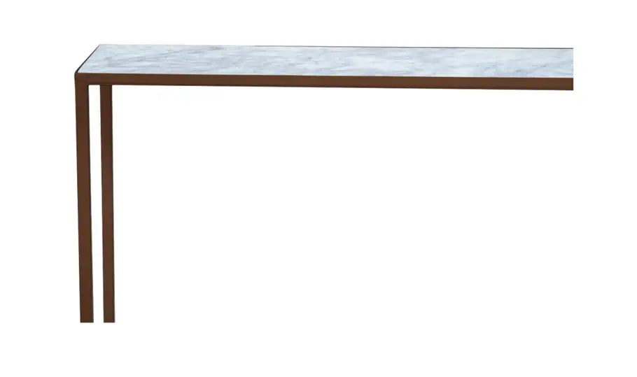Bottego Console Table Antique Copper