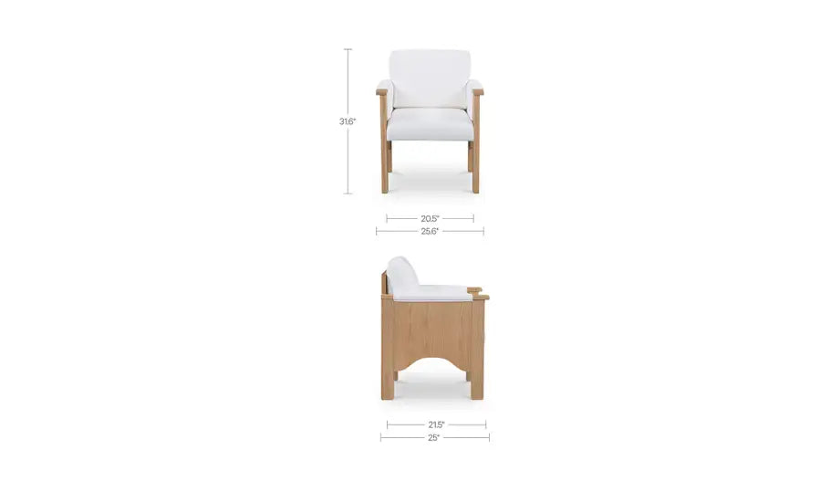 Bauer Dining Chair Cream