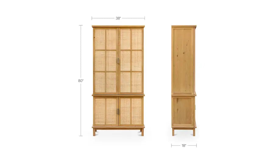 Seymour Tall Cabinet Natural