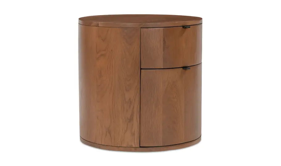 Theo 2 Drawer Nightstand Brown