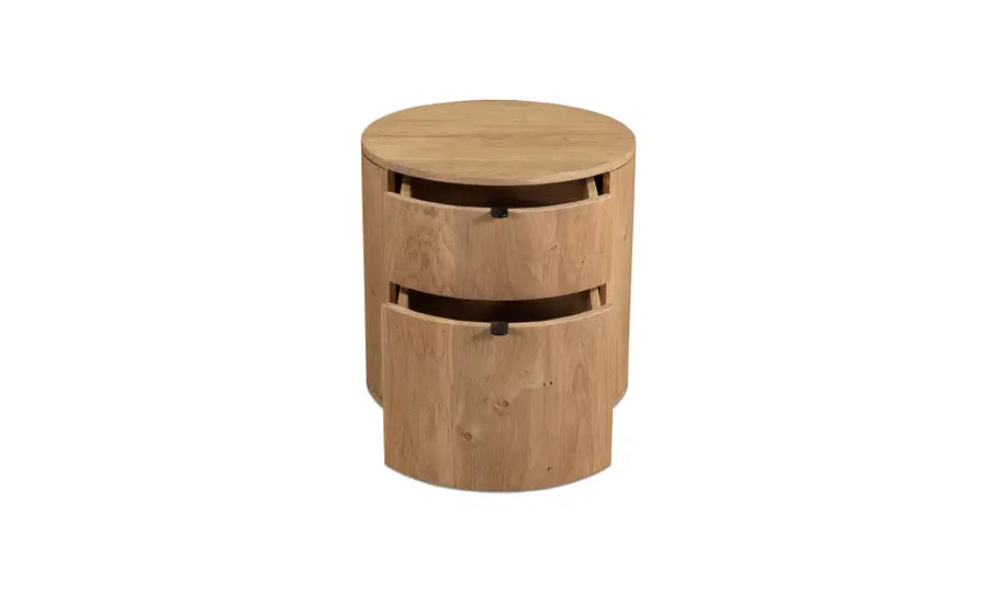 Theo 2 Drawer Nightstand Natural