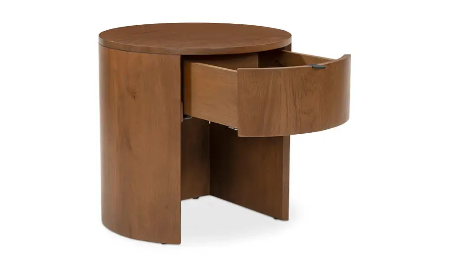 Theo 1 Drawer Nightstand Brown
