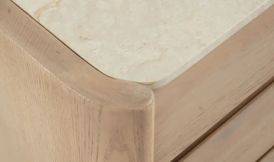 Lane 6 Drawer Dresser Natural