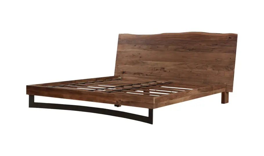 Bent King Size Bed Brown