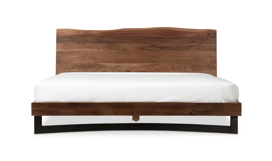 Bent King Size Bed Brown