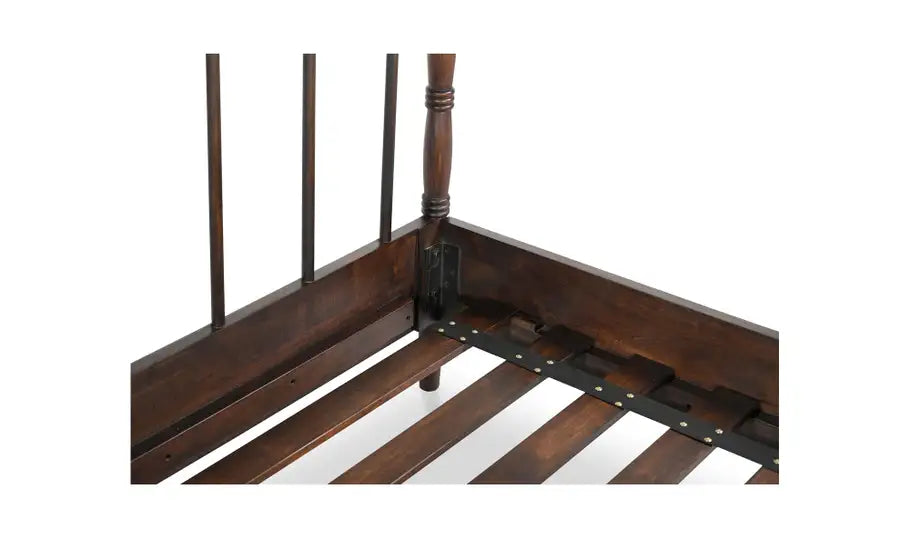Vivian Queen Bed Dark Brown