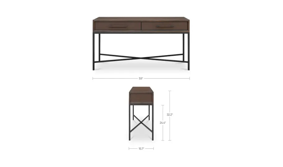 Mako Console Table Brown