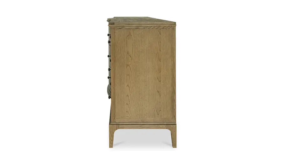Sadie 9 Drawer Dresser Brown