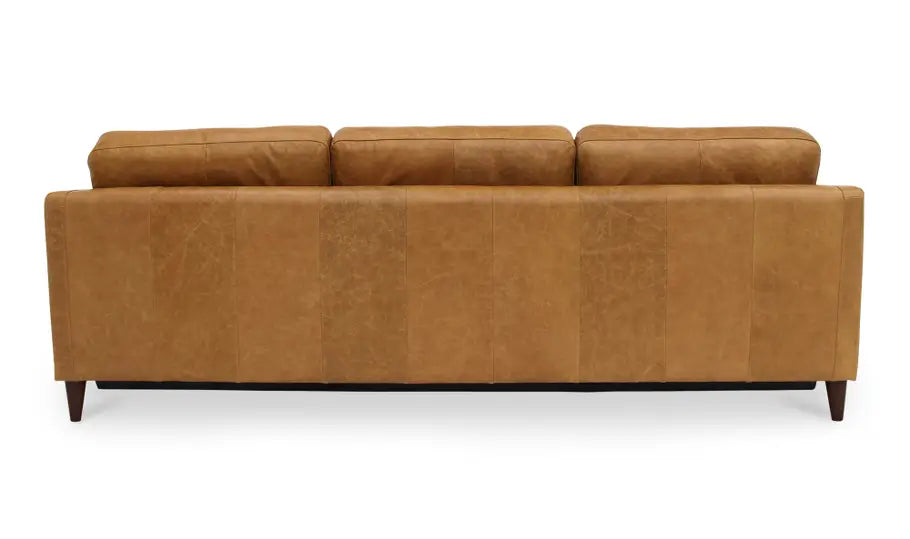 Bridgers Power Recliner Sofa Tan Leather