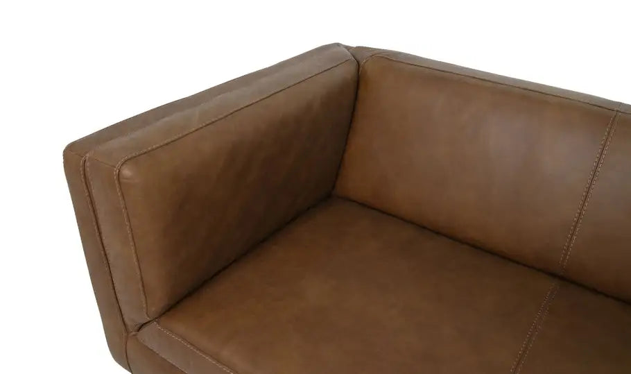 Woods Sofa Brown Leather