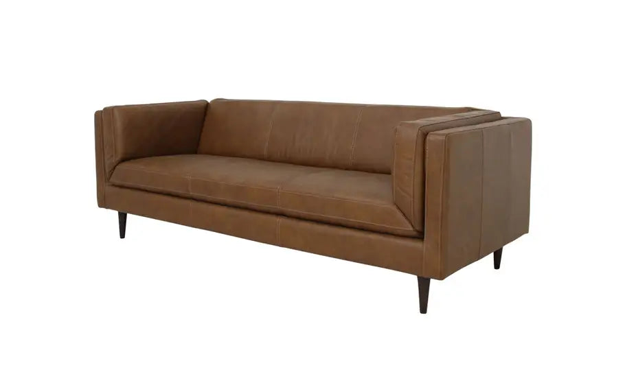 Woods Sofa Brown Leather