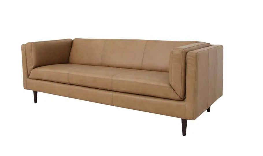 Woods Sofa Tan Leather