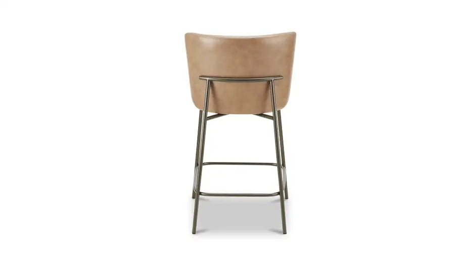 Early Counter Stool Tan Leather