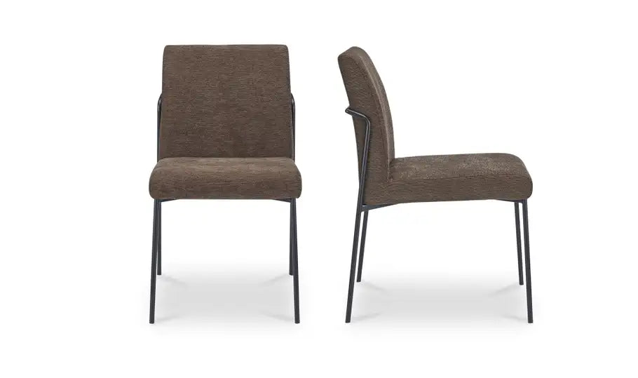 Danny Dining Chair Dark Brown Set of Two