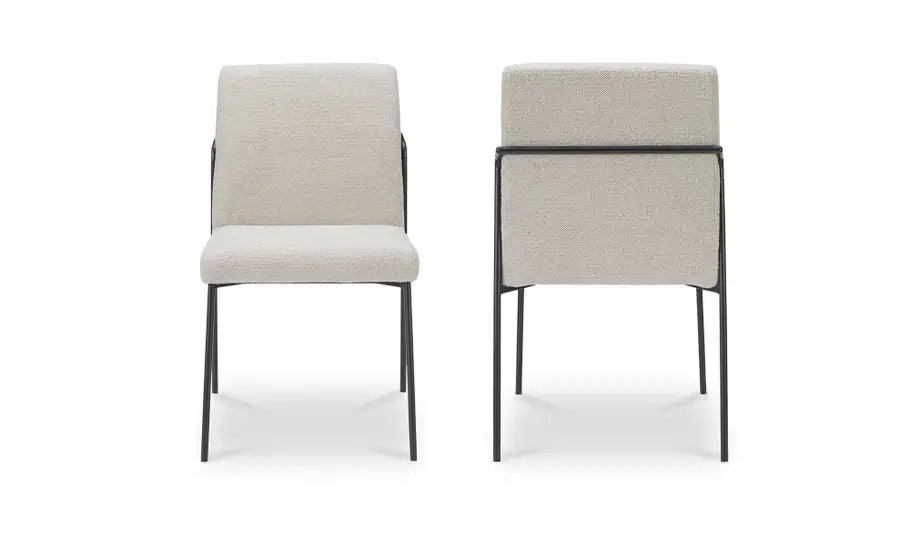 Danny Dining Chair Ivory Set of Two