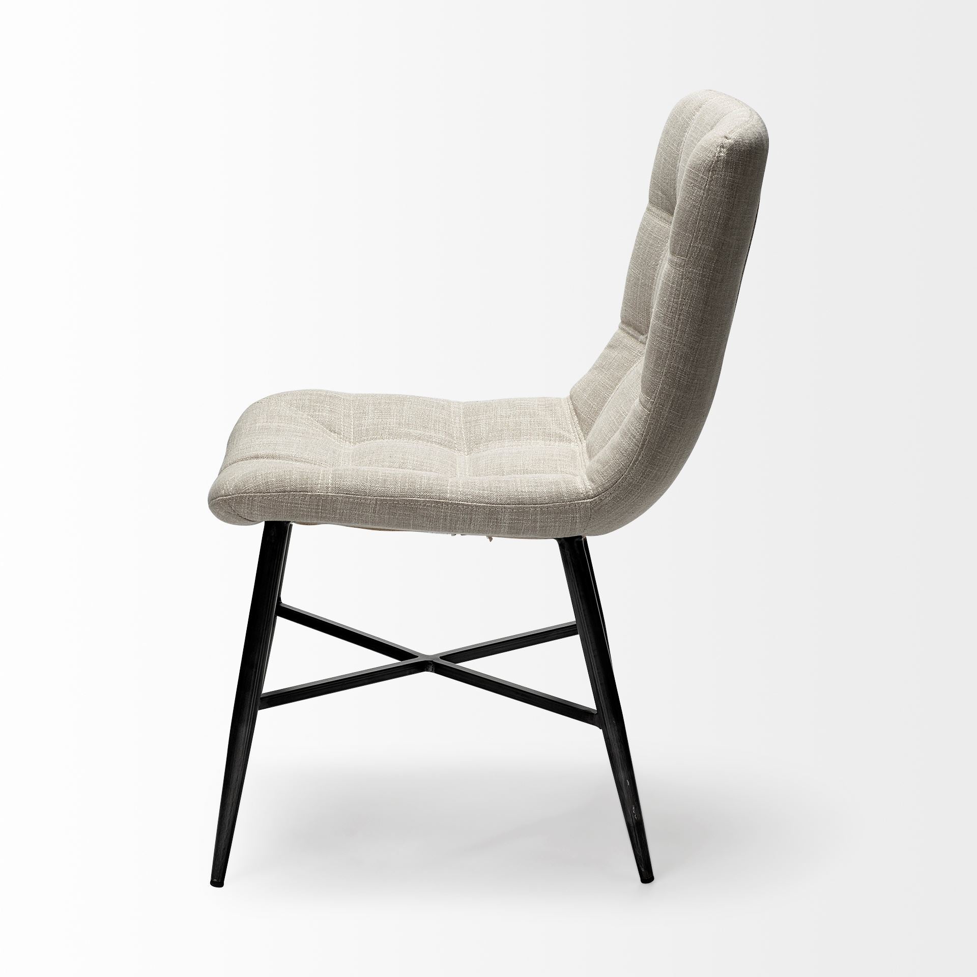 Barrow Dining Chair | Beige Linen