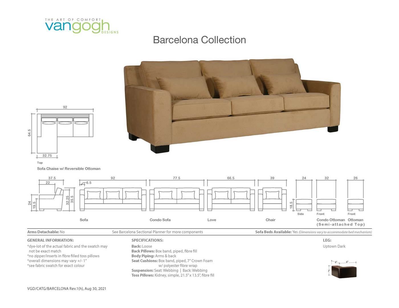 Barcelona - Custom Sectional