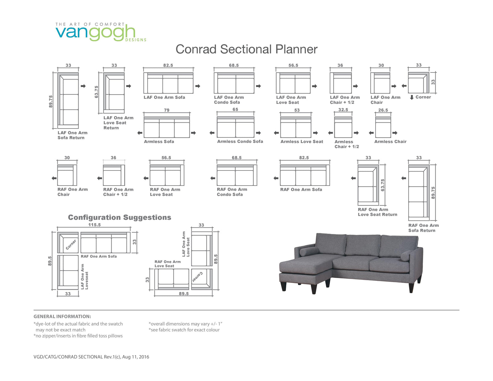 Conrad - Custom Sectional