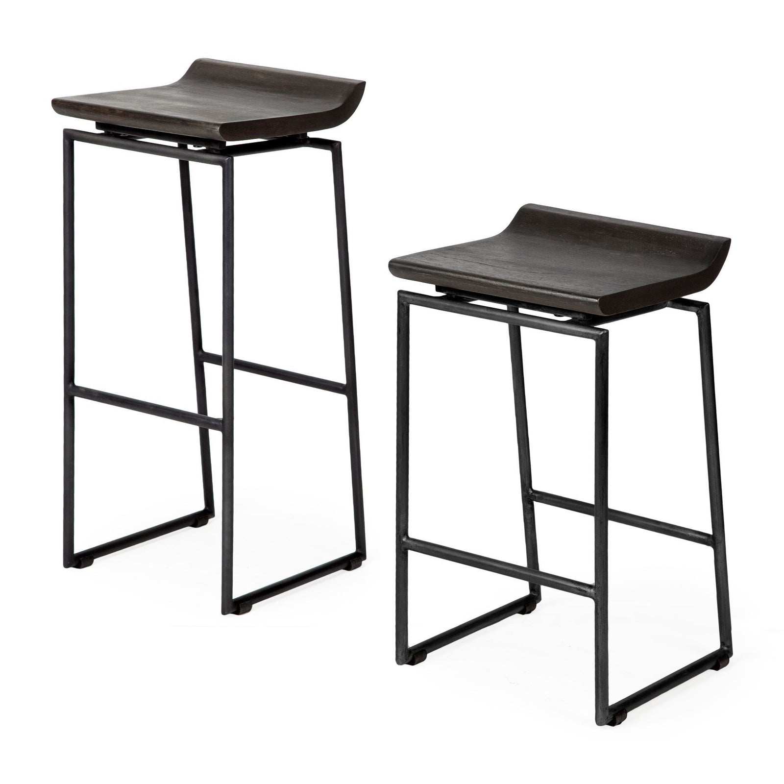 Givens Counter Stool- Black Frame