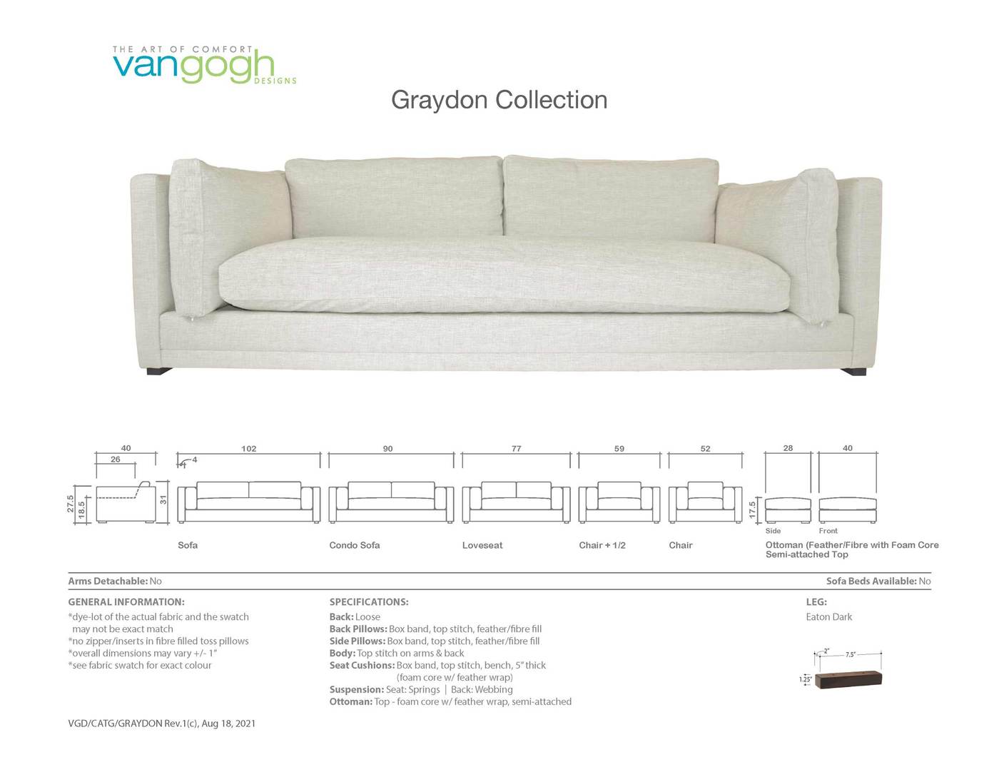 Graydon - Custom Sofa