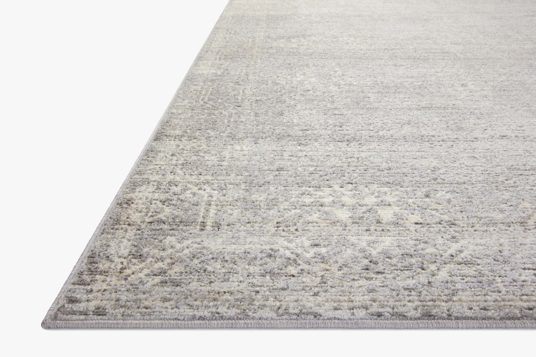 Indra Area Rug Silver / Ivory