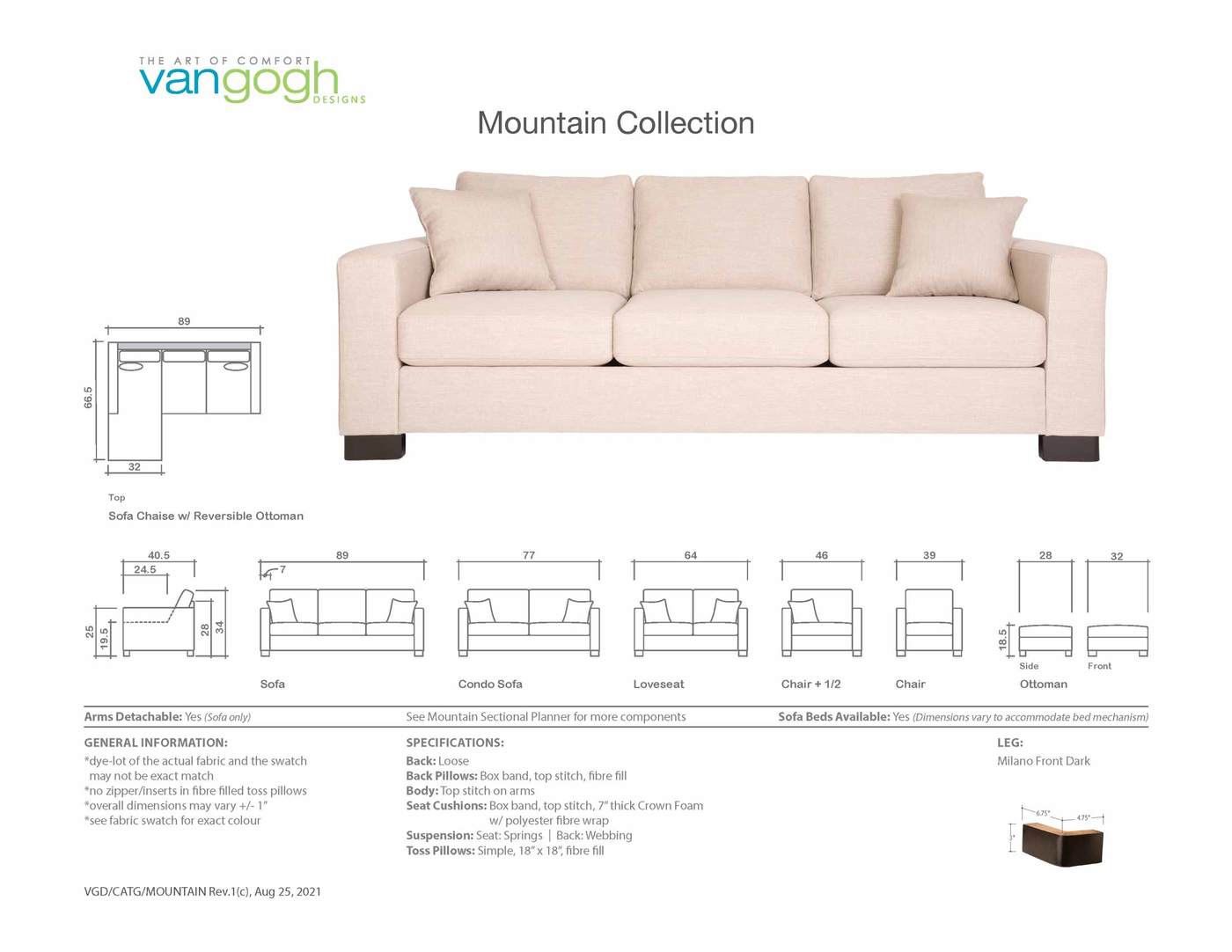 Mountain - Custom Sectional