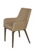 Fritz Dining Arm Chair - Beige Fabric