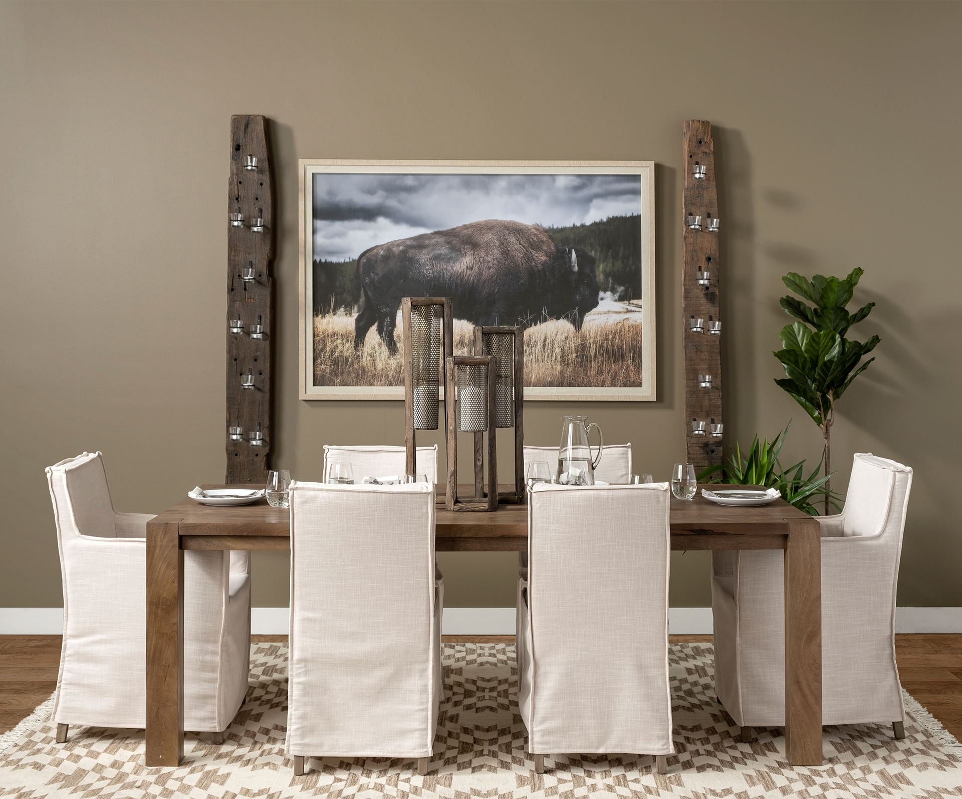 Yellowstone Bison | Framed Buffalo Art