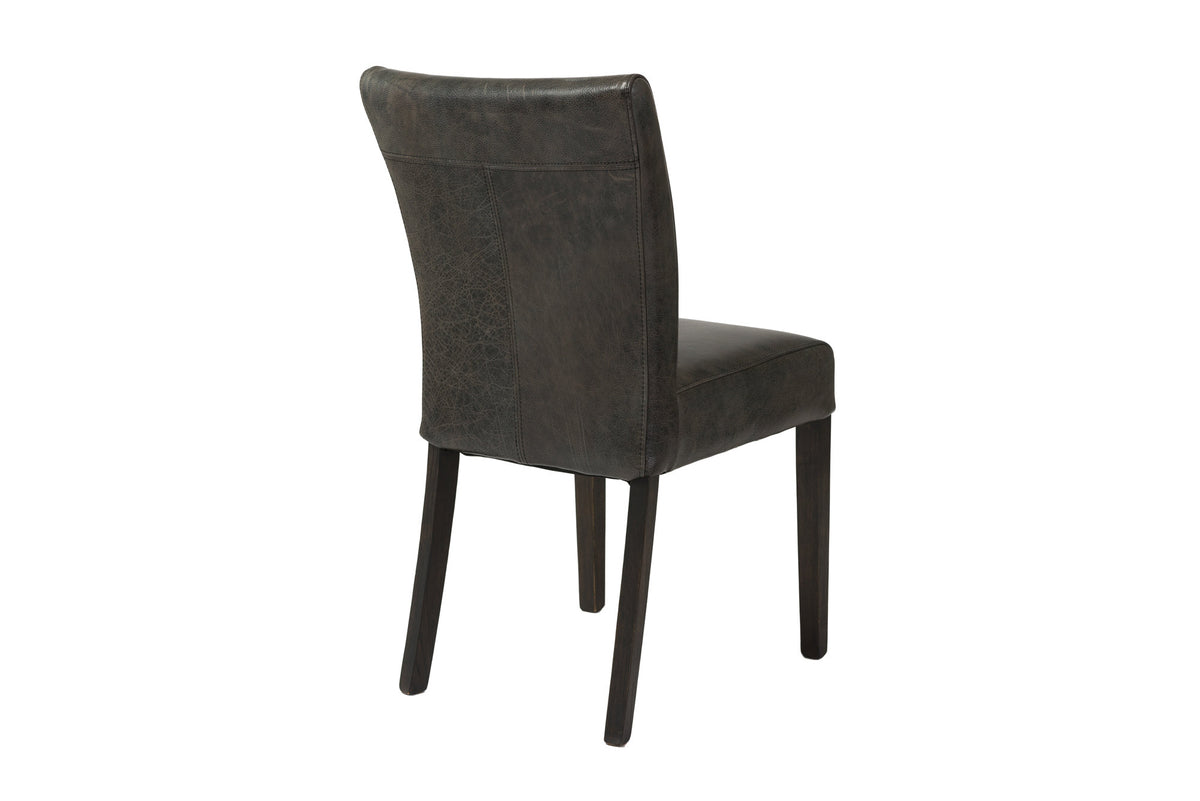 Marlow Dining Chair - Black Leather