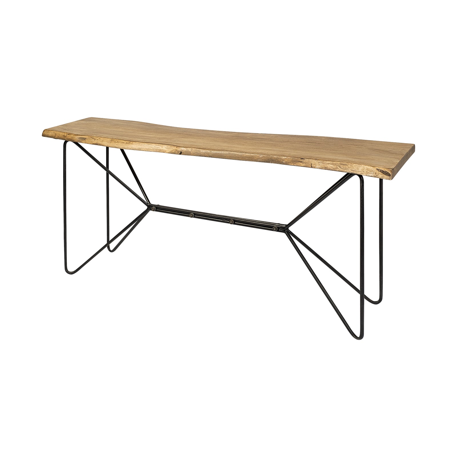Papillion Console Table- Blonde Wood