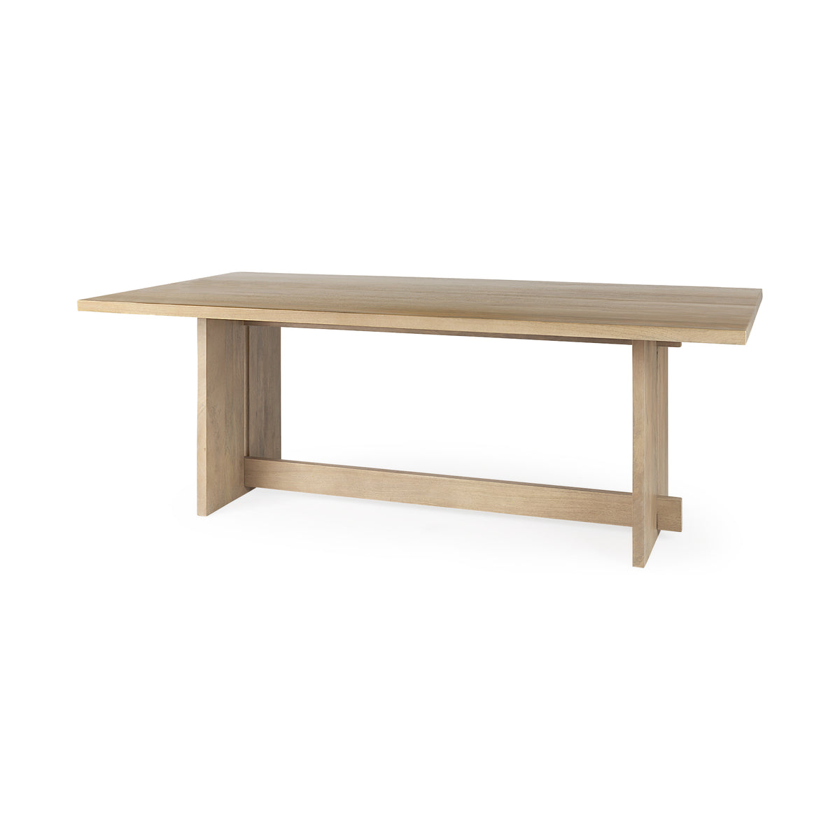 Aida Dining Table - Light Brown Finish
