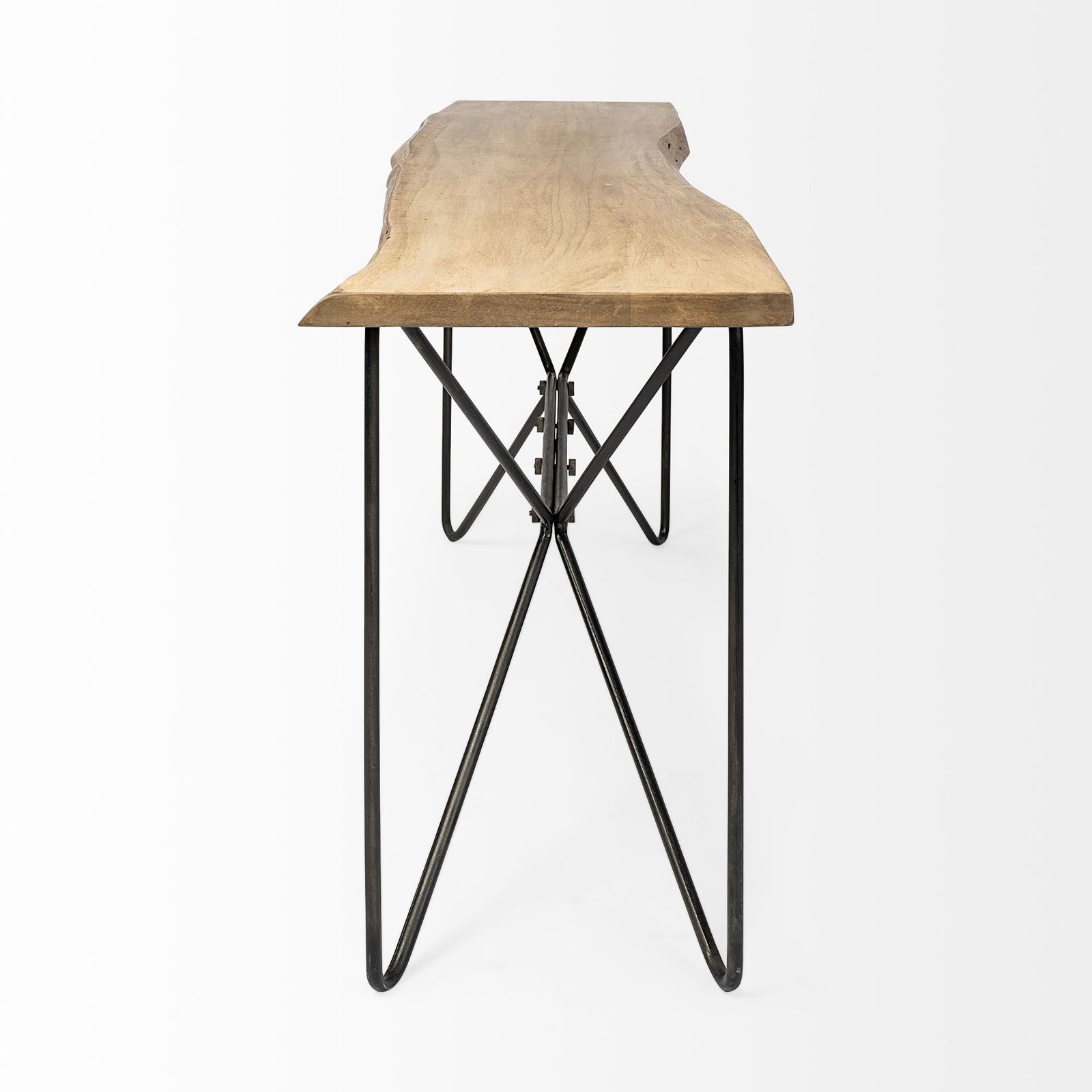 Papillion Console Table- Blonde Wood