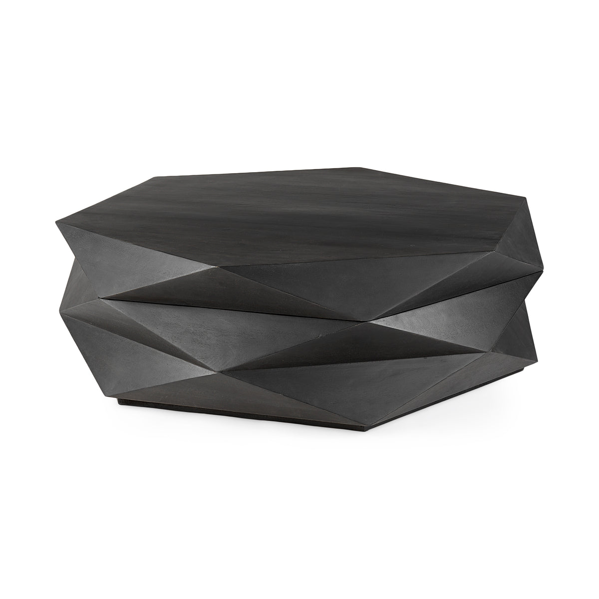 Arreto Storage Coffee Table- Black