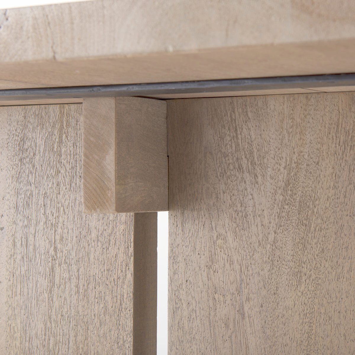 Aida Dining Table - Light Gray Finish