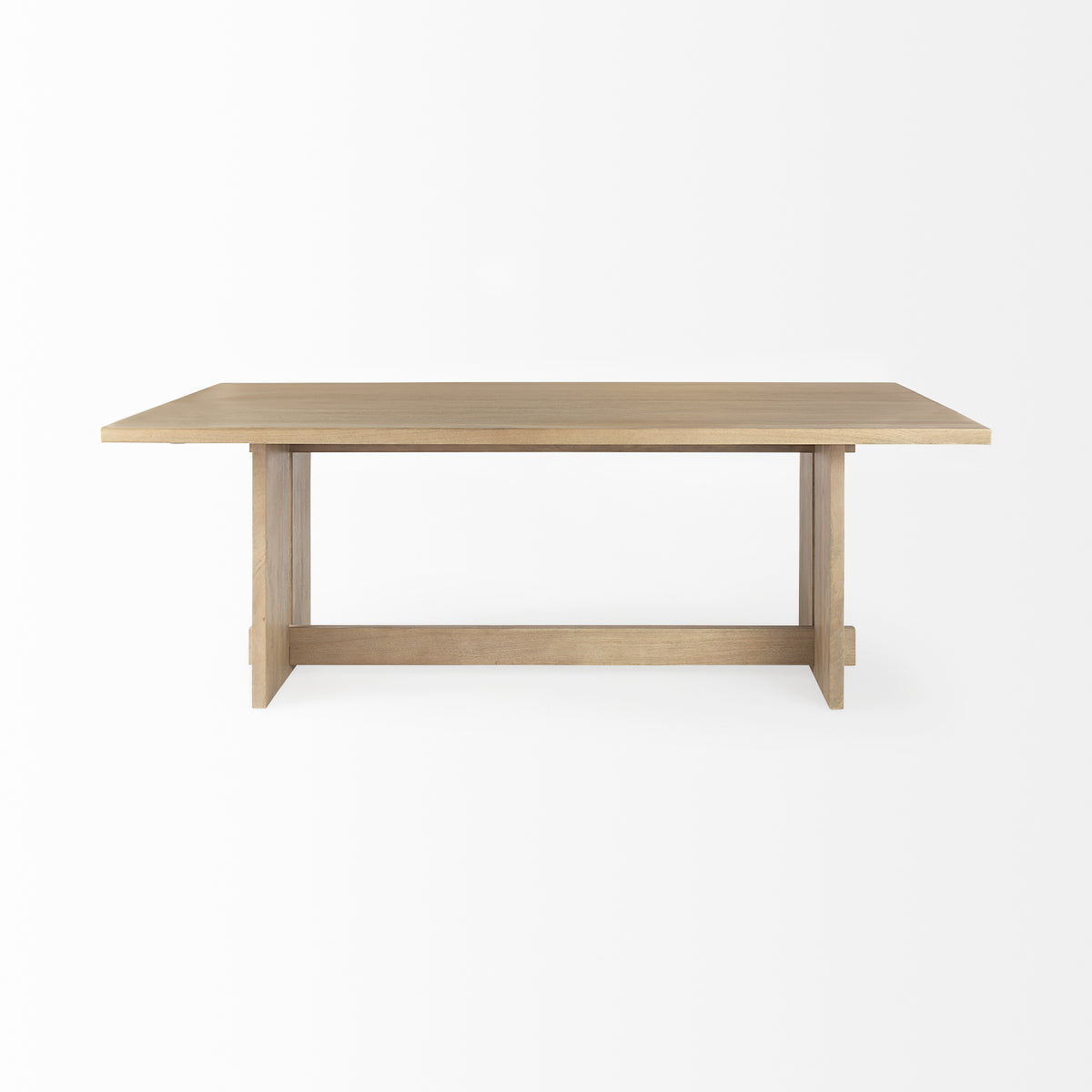 Aida Dining Table - Light Brown Finish