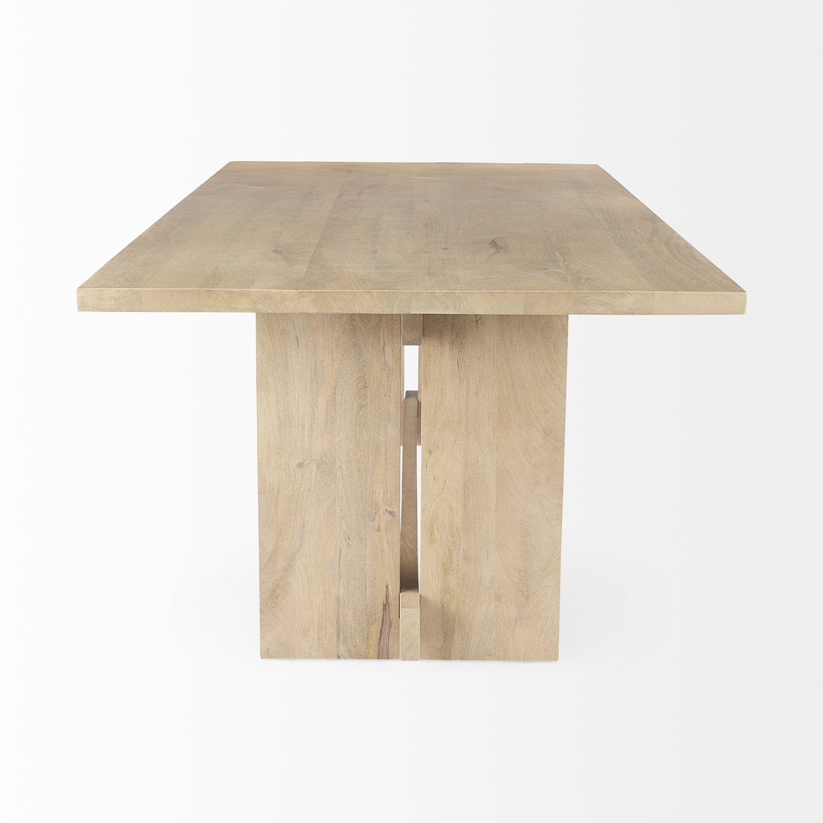 Aida Dining Table - Light Brown Finish