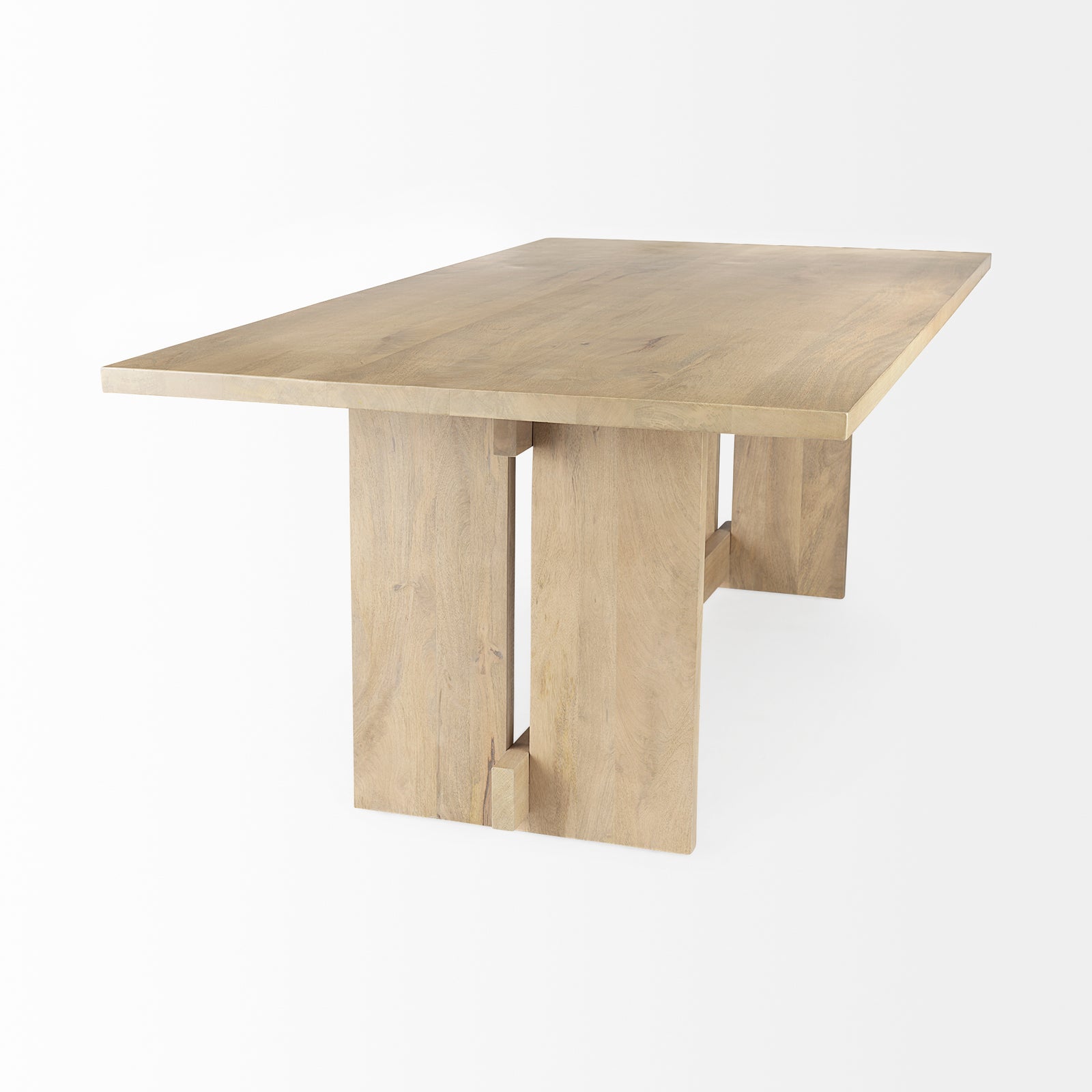 Aida Dining Table - Light Brown Finish