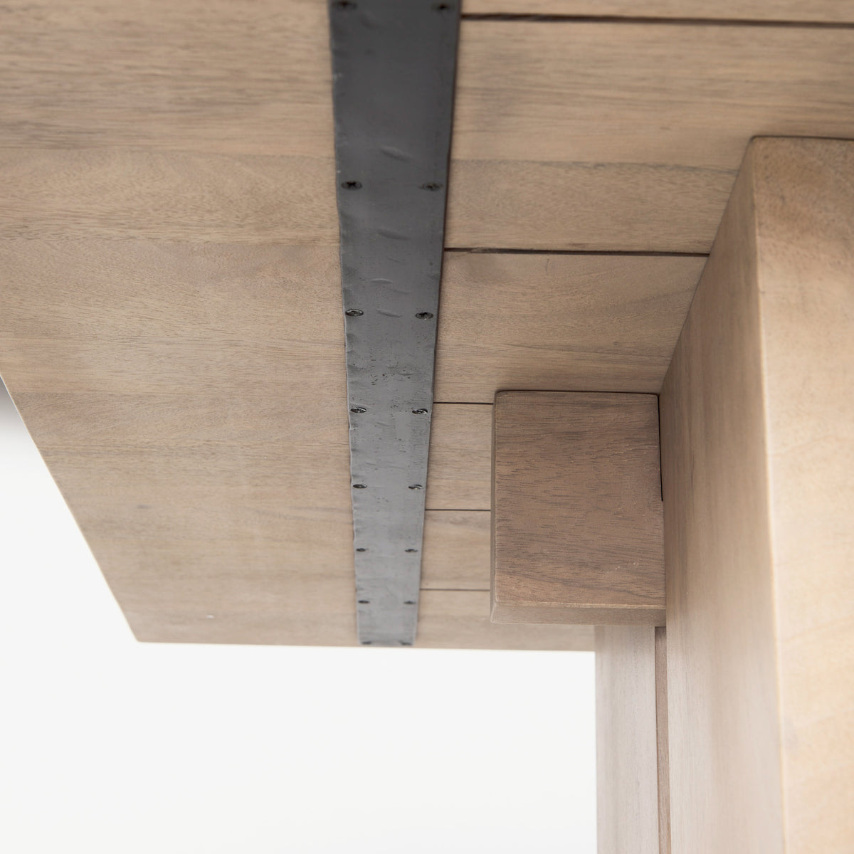 Aida Dining Table - Light Brown Finish