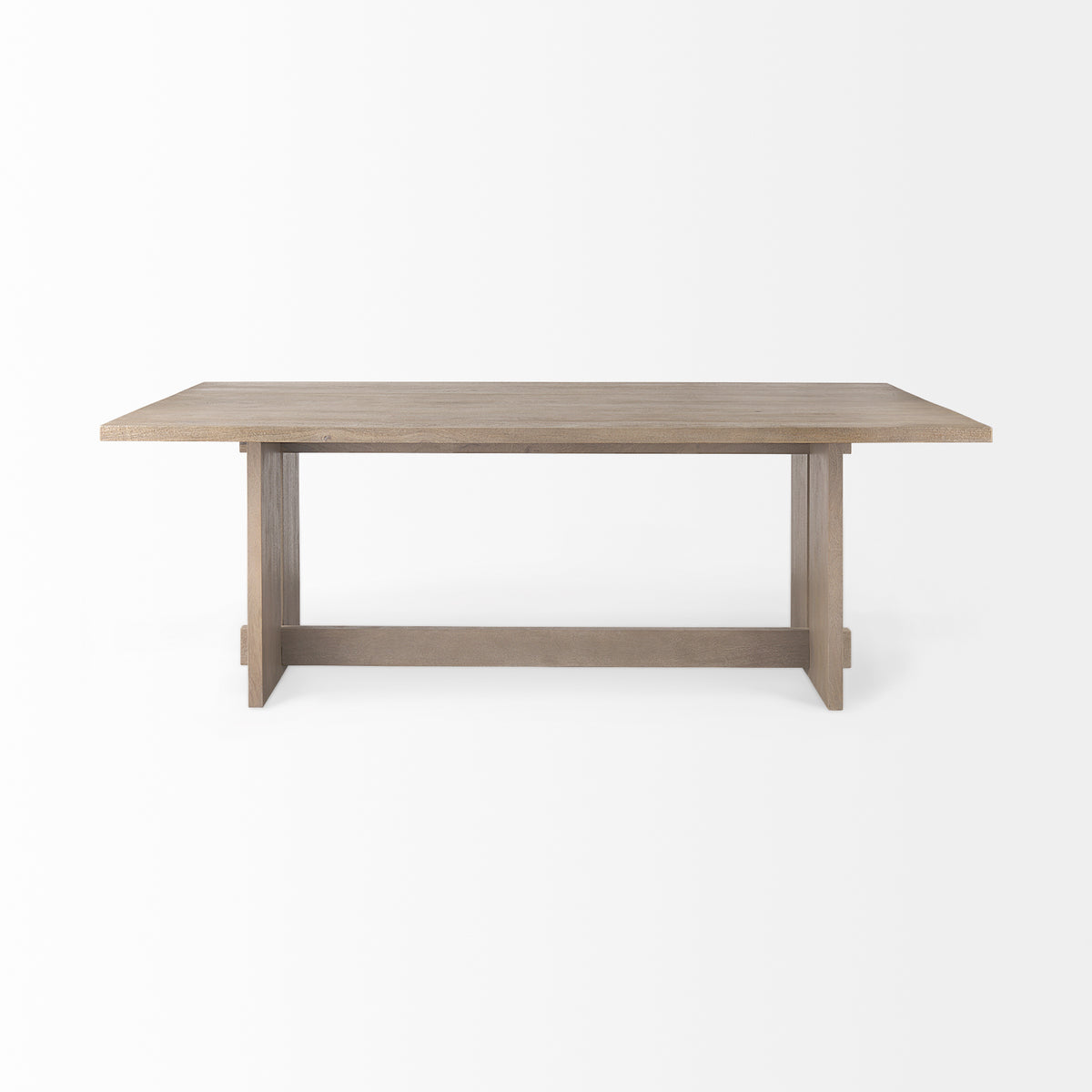Aida Dining Table - Light Gray Finish